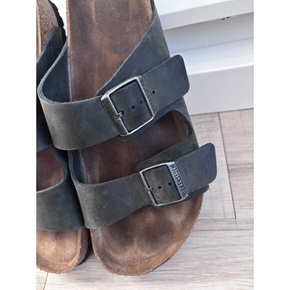 Birkenstock Arizona Soft Footbed Oiled Leather - Iron - Picture 5 of 7